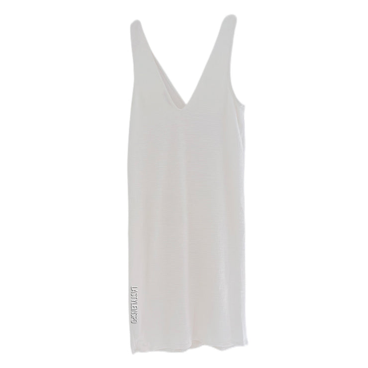 Zara Summer Dress Buttoned Creamy Size M