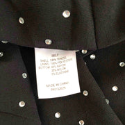 NEW LPA Bodysuit Blouse Rhinestone Black Size M