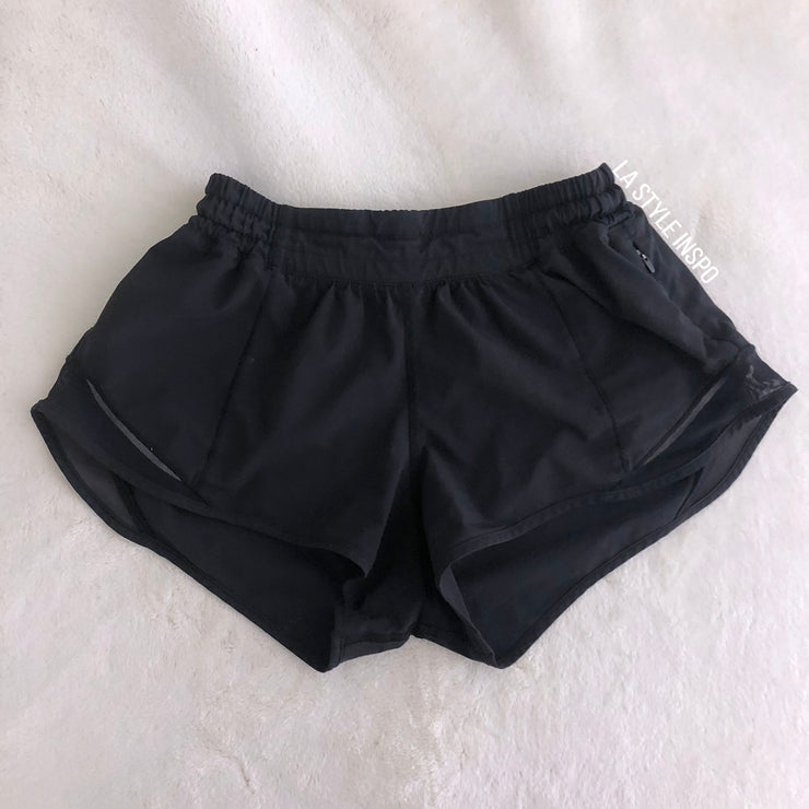 Lululemon Hotty Hot II Shorts Black Size 4