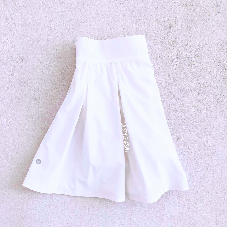 Lululemon Tennis Time skirt White Size 6