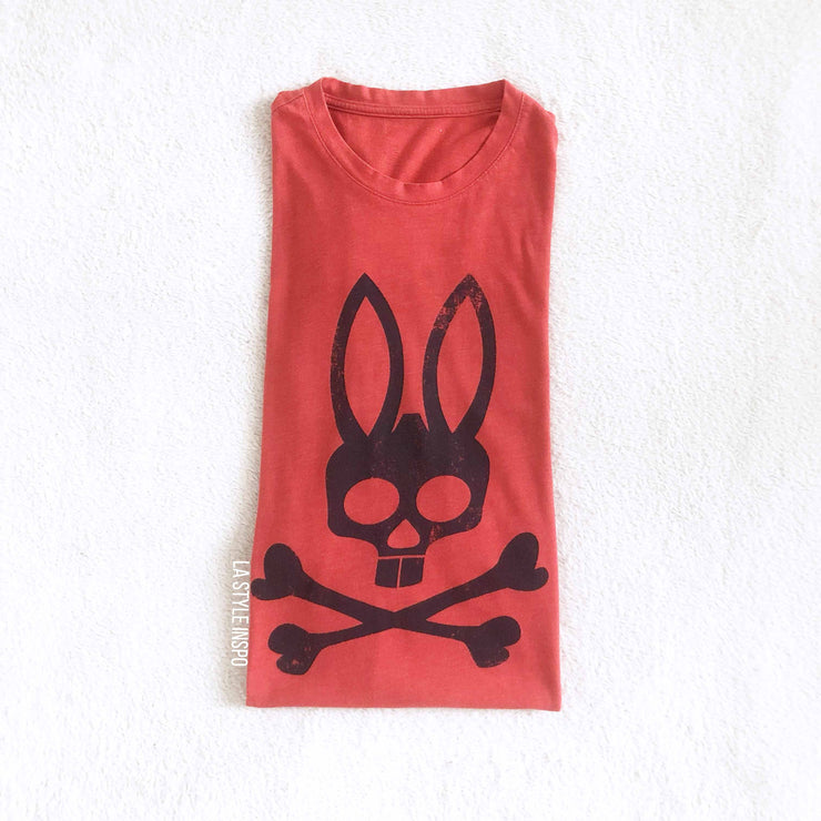 Psycho Bunny Men’s Tshirt Red Size Medium