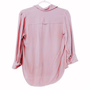 L’AGENCE Womens Shirt Button Down Blouse Lilac XS