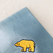 NEW Jack Nicklaus Golf Bear Bandana Light Blue Handkerchief OS