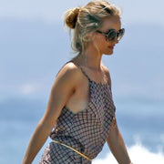 Stone Cold Fox Red Amour Romper As Seen On Rosie Huntington XS