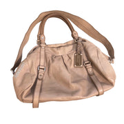 Marc by Marc Jacobs Classic Q Leather Satchel Bag Purse Taupe